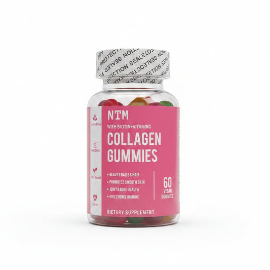 Strawberry Collagen Gummies Health Supplement with Biotin and Vitamin C - BusDeals