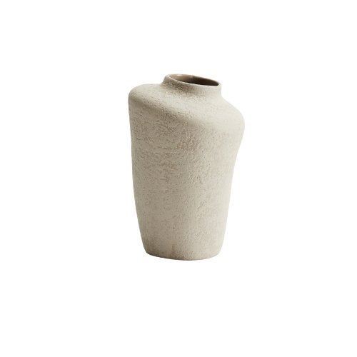 Tall Terracotta Vase, Light Beige. - BusDeals