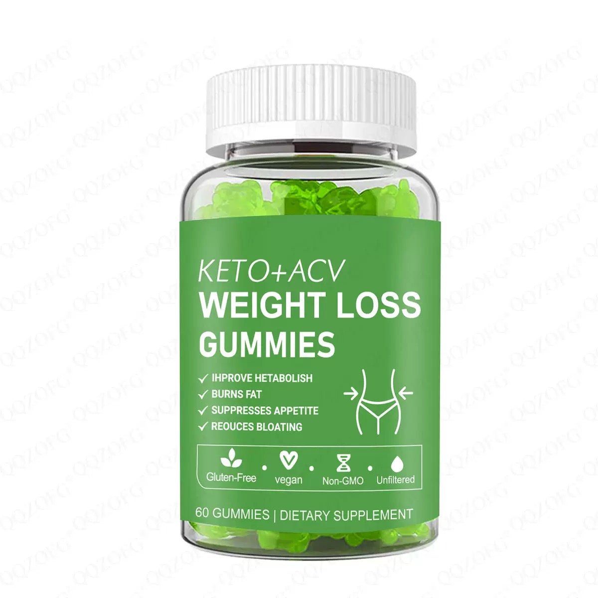 Weight Loss Gummies Keto+ACV, 60 Gummies - BusDeals