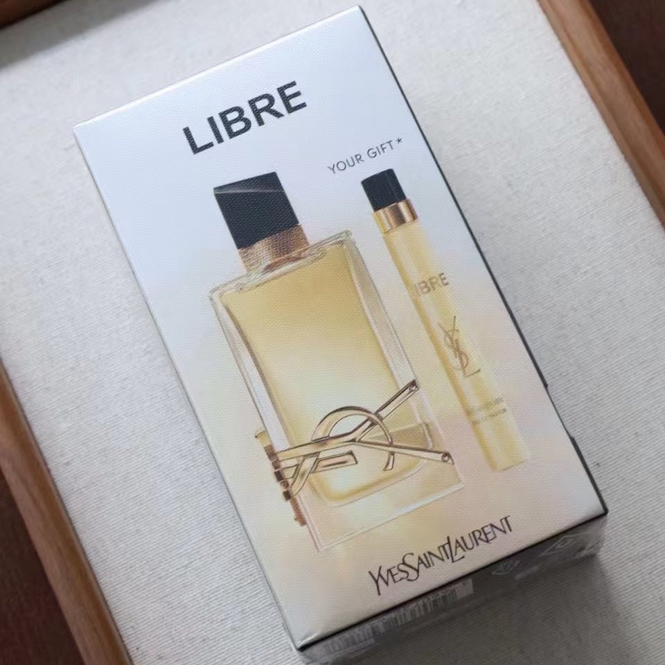 YSL Libre by Yves Saint Laurent 2Pcs Travel Gift Set: 100ml + 10ml EDP Spray - BusDeals
