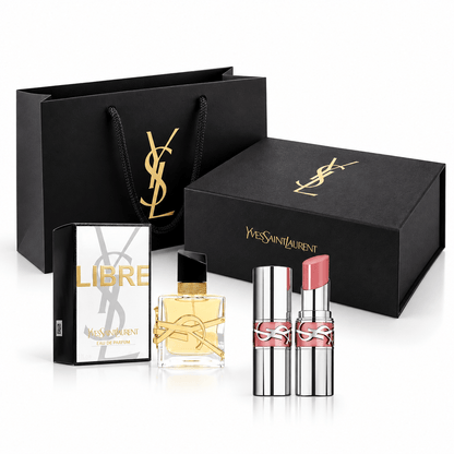 YSL Mini Parfume with Lipstick (44 Nude Lavaliere) in Gift Box - BusDeals