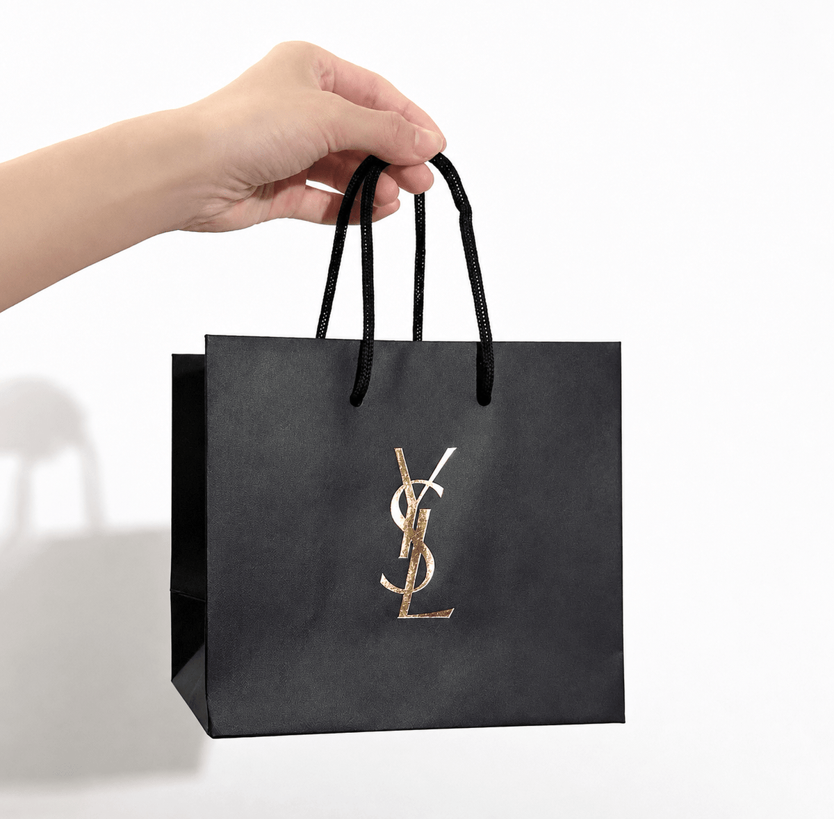 YSL Saint Laurent Paper/Gift Bag and Bag- M Size - BusDeals