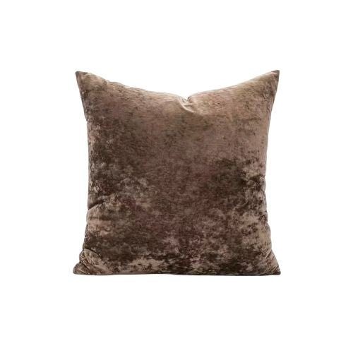 1 Piece 45*45cm Size, Velvet Cushion Cover, Brown color - BusDeals