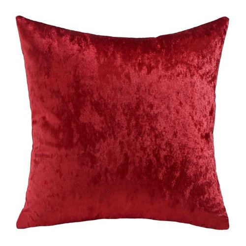 1 Piece 45*45cm Size, Velvet Cushion Cover, Maroon color - BusDeals