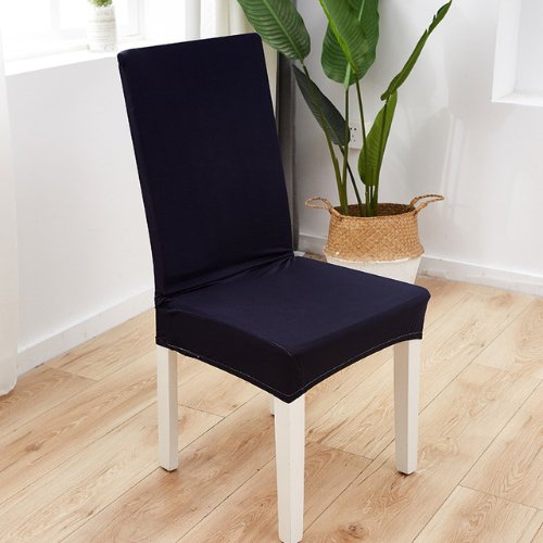 1 Piece Chair cover Plain Blue Color. - BusDeals