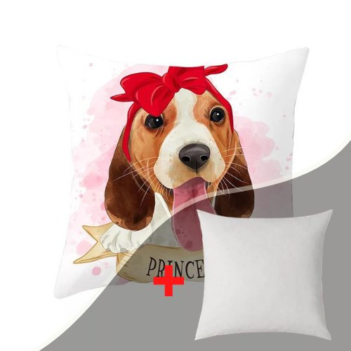 1 Piece Cute Puppy Design, Decorative Cushion Cover. - BusDeals