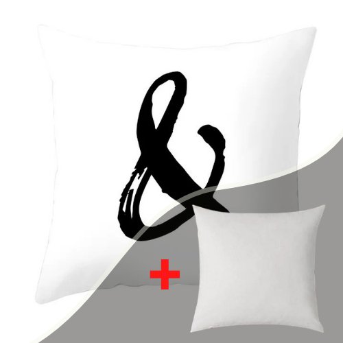 1 Piece decorative cushion cover, Letter & design - BusDeals