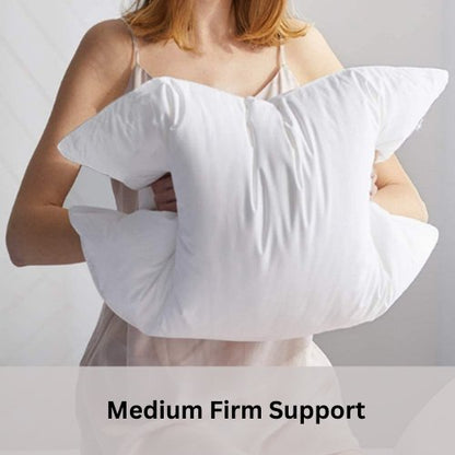 1 piece First Grade Feather Filling Pillow, Five Star Hotel Standard Size Pillow Neck Support - BusDeals