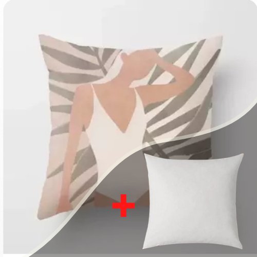 1 Piece Lady Design, Decorative Cushion Cover. - BusDeals Today