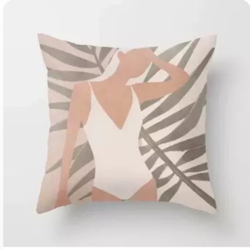 1 Piece Lady Design, Decorative Cushion Cover. - BusDeals Today