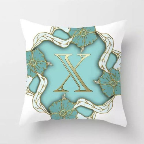 1 Piece Letter X Graphic Design, Decorative Cushion Cover. - BusDeals Today