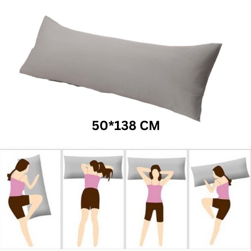 Long grey shop pillow