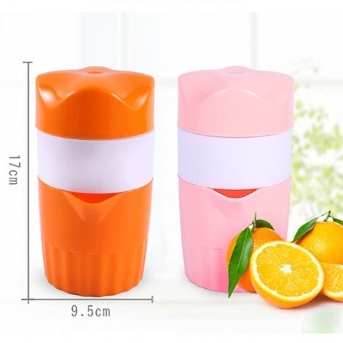 1 Piece manual mini fruit juicer, Orange color - BusDeals Today
