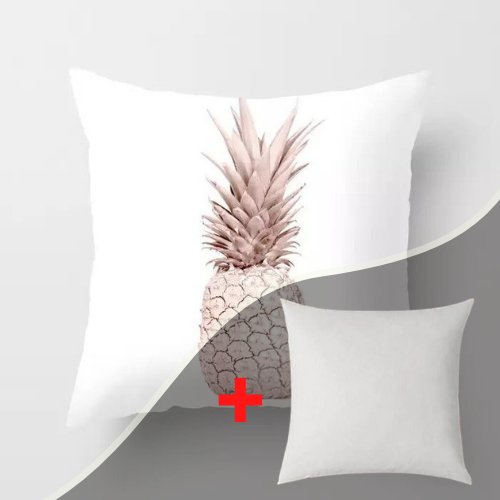 1 Piece Pink Pineapple Design, Decorative Cushion Cover. - BusDeals Today