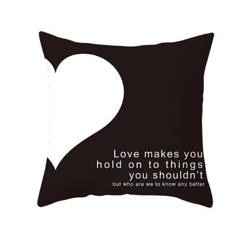 1 Piece Slogan Graphic , Decorative Cushion Cover. - BusDeals Today
