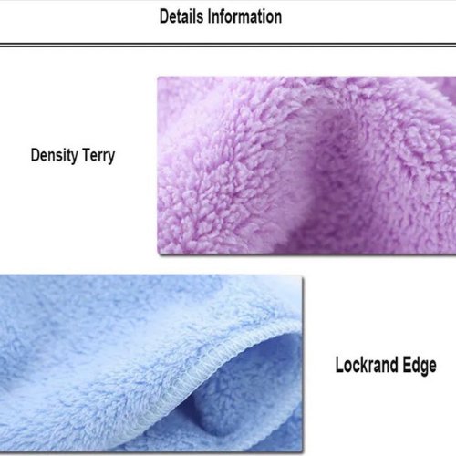 10 Colors Towel Set of 2 Pcs, Solid Absorbent Microfiber. - BusDeals