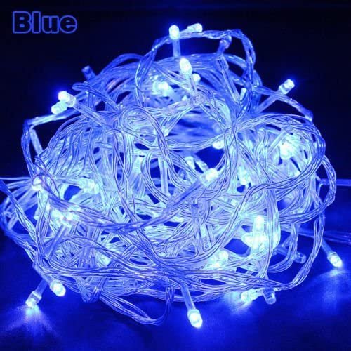 1M LED String Fairy Lights, Waterproof Decorative Light for Indoor & Outdoor. Blue Color. - BusDeals