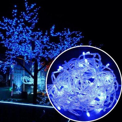 1M LED String Fairy Lights, Waterproof Decorative Light for Indoor & Outdoor. Blue Color. - BusDeals