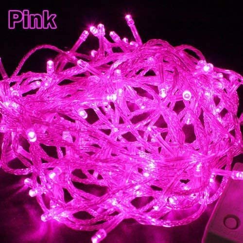 1M LED String Fairy Lights, Waterproof Decorative Light for Indoor & Outdoor. Pink Color. - BusDeals