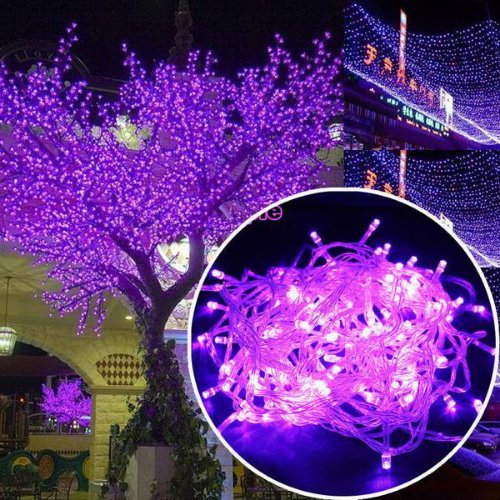 1M LED String Fairy Lights, Waterproof Decorative Light for Indoor & Outdoor. Purple Color. - BusDeals
