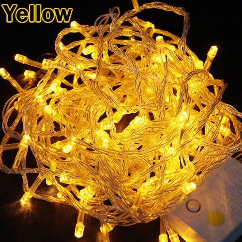 1M LED String Fairy Lights, Waterproof Decorative Light for Indoor & Outdoor. Yellow Color. - BusDeals