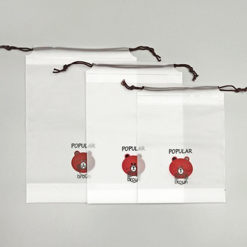3 pieces Dustproof Travel Storage Bag, Bear Design -BusDeals Today