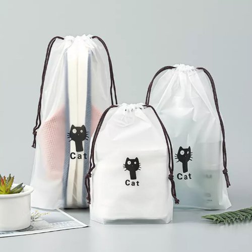 3 pieces Dustproof Travel Storage Bag, Cat Design -BusDeals Today