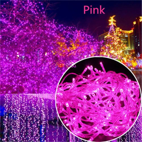 3M LED String Fairy Lights, Waterproof Decorative Light for Indoor & Outdoor. Pink Color. - BusDeals Today