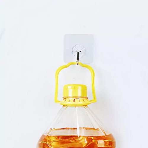 4 pieces set Transparent Adhesive Wall Hooks - BusDeals