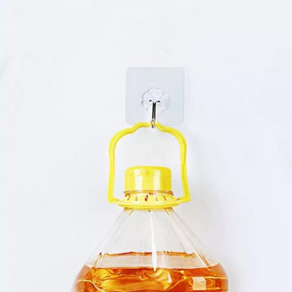 4 pieces set Transparent Adhesive Wall Hooks - BusDeals