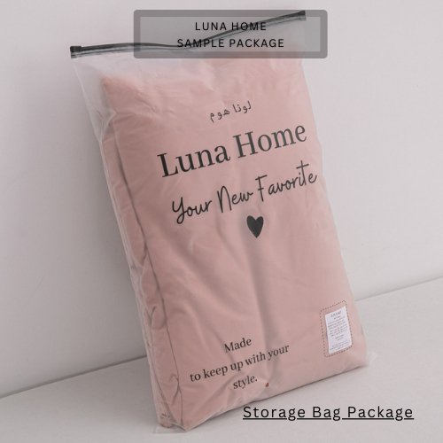 Basic Single Set of 4 Pieces, Luna Home Premium Quality Duvet Cover Set. Old Pink color. - BusDeals