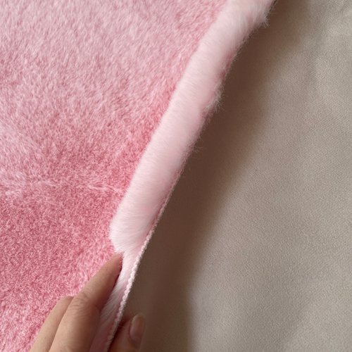 Bear Shaggy Rug Super Soft, Shrimp Pink Color. - BusDeals