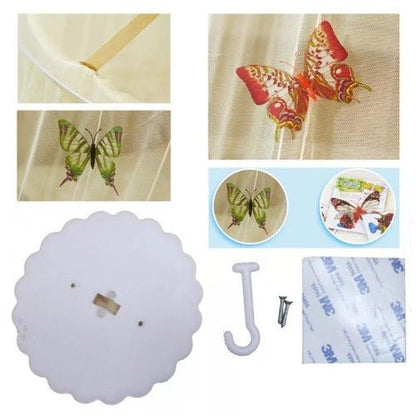 Bed canopy net - yellow color. - BusDeals