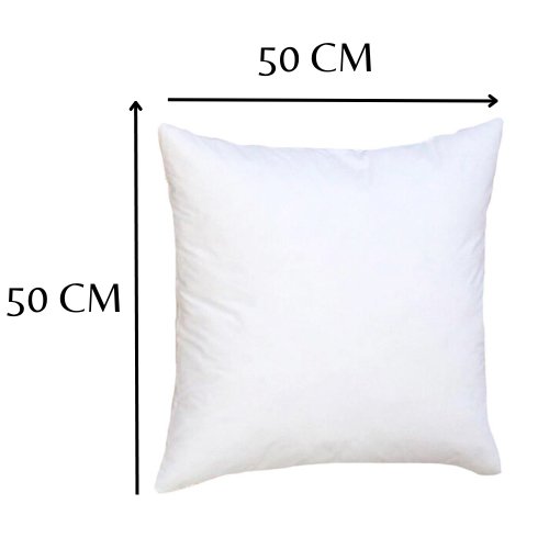Comfortable 1 Piece 50*50cm Size, Soft Fine Firm Pillow. - BusDeals