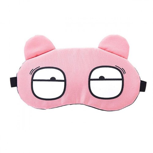 Cute Cartoon Eye Cover Sleeping Mask, Square Eye Design - BusDeals