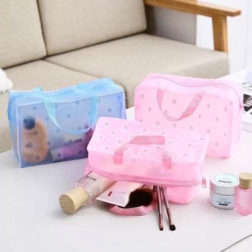 Cute Floral Print Cosmetic Storage Bag - BusDeals