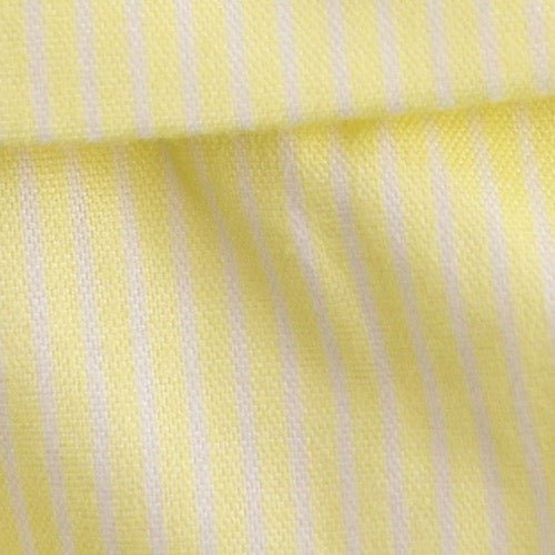 Deluxe Single Size Soft Candy Color Korean Style 4 Pieces, Small Stripes Plain Blue with Yellow Bedding Set - BusDeals