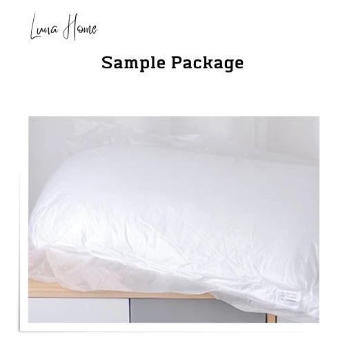 Double Size 135*200cm, White Mattress Protector Pad, Vacuum packed. - BusDeals