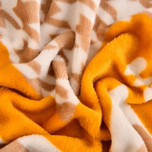 Fleece blanket, Zigzag Design - BusDeals