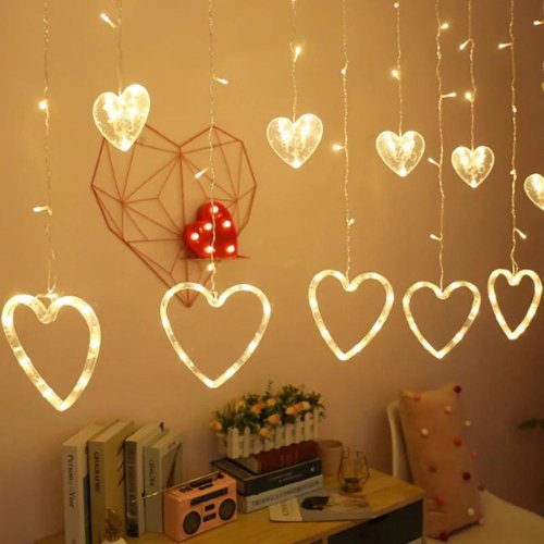 Heart Shape LED Light String , Waterproof Decorative Light for Indoor & Outdoor. - BusDeals
