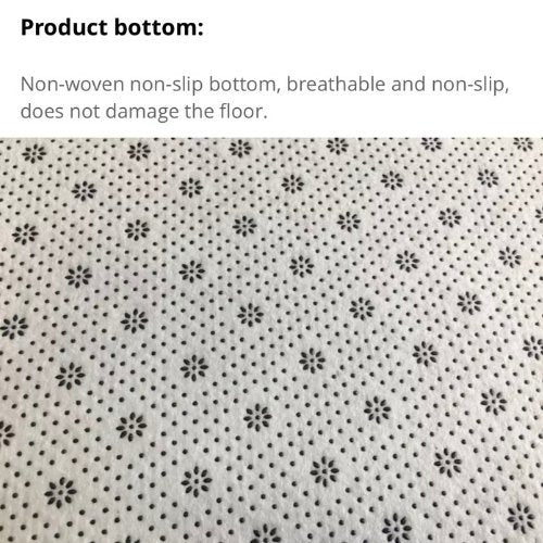 Home floor mat cute dog design, White color - BusDeals