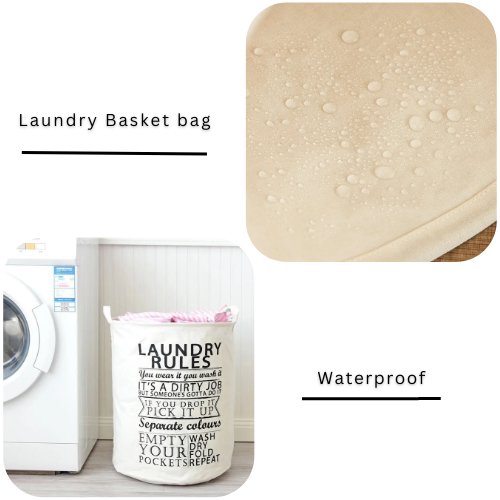Laundry basket, laundry rules design. - BusDeals