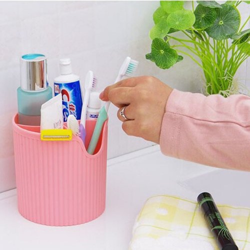 Multi-purpose Plastic Storage, Pink Color - BusDeals