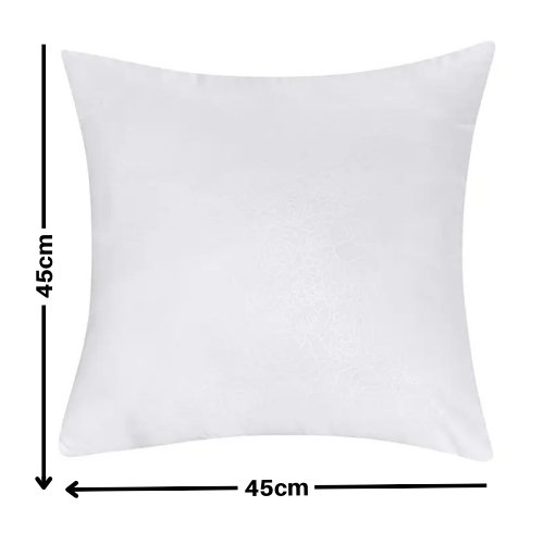 One Piece 45*45 Cm White Soft Core Cushion. - BusDeals