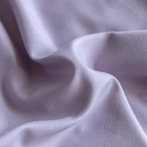 Premium King Size 6 Pieces Korean Reversible Bedding Set, Plain Purple and Light Purple Color. - BusDeals