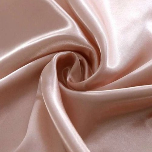 Silky Satin, King Size 6-Piece Duvet Cover Set, Plain Pink Color. - BusDeals