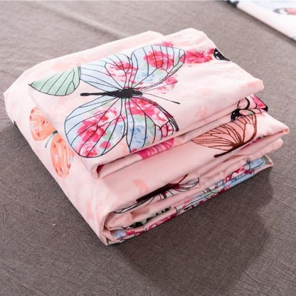 Single size 4 pieces, Butterfly design. - BusDeals