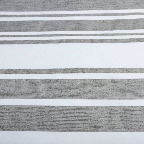 Single Size 4 pieces, Gray Stripe Design Bedding set. - BusDeals