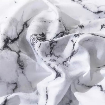 Single size 4 pieces, marble design. - BusDeals