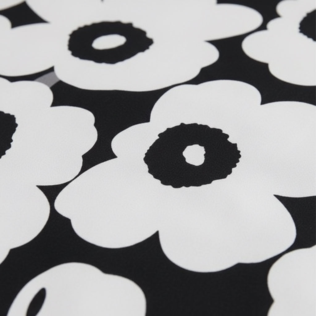 Single Size Bedding Set 4 Pieces without Filler, White Flower Design with Blue Bedsheet - BusDeals